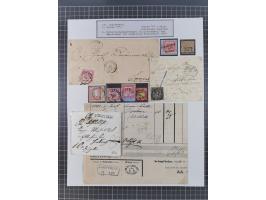 AACH bis ZELL, große Stempelsammlung von Vorphilatelie bis Nachverwendungen in 15 Schubern, mit über 900 Belegen und vielen l