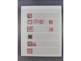 AACH bis ZELL, große Stempelsammlung von Vorphilatelie bis Nachverwendungen in 15 Schubern, mit über 900 Belegen und vielen l