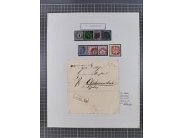 AACH bis ZELL, große Stempelsammlung von Vorphilatelie bis Nachverwendungen in 15 Schubern, mit über 900 Belegen und vielen l