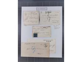 AACH bis ZELL, große Stempelsammlung von Vorphilatelie bis Nachverwendungen in 15 Schubern, mit über 900 Belegen und vielen l