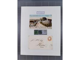 AACH bis ZELL, große Stempelsammlung von Vorphilatelie bis Nachverwendungen in 15 Schubern, mit über 900 Belegen und vielen l