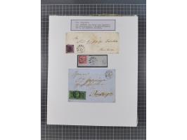 AACH bis ZELL, große Stempelsammlung von Vorphilatelie bis Nachverwendungen in 15 Schubern, mit über 900 Belegen und vielen l