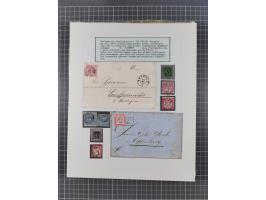 AACH bis ZELL, große Stempelsammlung von Vorphilatelie bis Nachverwendungen in 15 Schubern, mit über 900 Belegen und vielen l