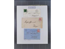 AACH bis ZELL, große Stempelsammlung von Vorphilatelie bis Nachverwendungen in 15 Schubern, mit über 900 Belegen und vielen l