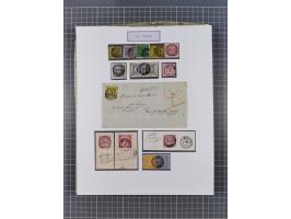 AACH bis ZELL, große Stempelsammlung von Vorphilatelie bis Nachverwendungen in 15 Schubern, mit über 900 Belegen und vielen l