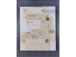 AACH bis ZELL, große Stempelsammlung von Vorphilatelie bis Nachverwendungen in 15 Schubern, mit über 900 Belegen und vielen l