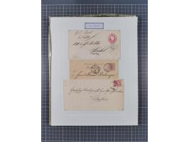 AACH bis ZELL, große Stempelsammlung von Vorphilatelie bis Nachverwendungen in 15 Schubern, mit über 900 Belegen und vielen l