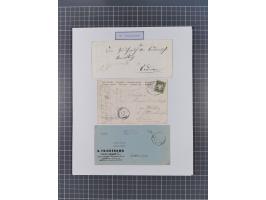 AACH bis ZELL, große Stempelsammlung von Vorphilatelie bis Nachverwendungen in 15 Schubern, mit über 900 Belegen und vielen l