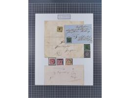 AACH bis ZELL, große Stempelsammlung von Vorphilatelie bis Nachverwendungen in 15 Schubern, mit über 900 Belegen und vielen l