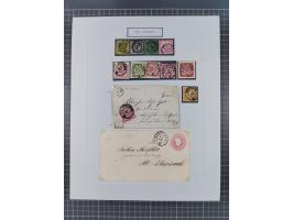 AACH bis ZELL, große Stempelsammlung von Vorphilatelie bis Nachverwendungen in 15 Schubern, mit über 900 Belegen und vielen l