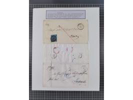 AACH bis ZELL, große Stempelsammlung von Vorphilatelie bis Nachverwendungen in 15 Schubern, mit über 900 Belegen und vielen l