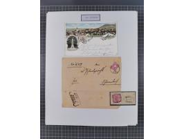 AACH bis ZELL, große Stempelsammlung von Vorphilatelie bis Nachverwendungen in 15 Schubern, mit über 900 Belegen und vielen l