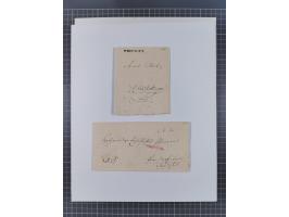 AACH bis ZELL, große Stempelsammlung von Vorphilatelie bis Nachverwendungen in 15 Schubern, mit über 900 Belegen und vielen l