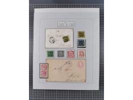 AACH bis ZELL, große Stempelsammlung von Vorphilatelie bis Nachverwendungen in 15 Schubern, mit über 900 Belegen und vielen l