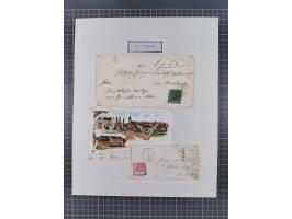 AACH bis ZELL, große Stempelsammlung von Vorphilatelie bis Nachverwendungen in 15 Schubern, mit über 900 Belegen und vielen l