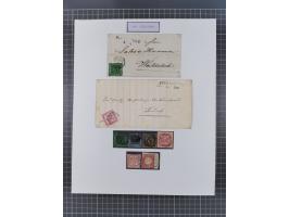 AACH bis ZELL, große Stempelsammlung von Vorphilatelie bis Nachverwendungen in 15 Schubern, mit über 900 Belegen und vielen l