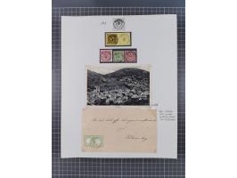 AACH bis ZELL, große Stempelsammlung von Vorphilatelie bis Nachverwendungen in 15 Schubern, mit über 900 Belegen und vielen l