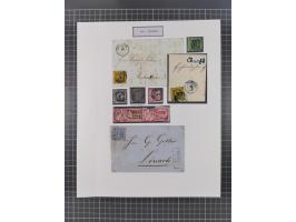 AACH bis ZELL, große Stempelsammlung von Vorphilatelie bis Nachverwendungen in 15 Schubern, mit über 900 Belegen und vielen l