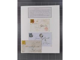 AACH bis ZELL, große Stempelsammlung von Vorphilatelie bis Nachverwendungen in 15 Schubern, mit über 900 Belegen und vielen l