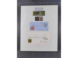 AACH bis ZELL, große Stempelsammlung von Vorphilatelie bis Nachverwendungen in 15 Schubern, mit über 900 Belegen und vielen l