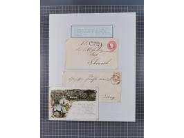 AACH bis ZELL, große Stempelsammlung von Vorphilatelie bis Nachverwendungen in 15 Schubern, mit über 900 Belegen und vielen l