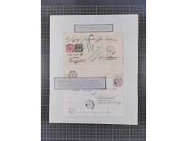 AACH bis ZELL, große Stempelsammlung von Vorphilatelie bis Nachverwendungen in 15 Schubern, mit über 900 Belegen und vielen l