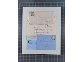 AACH bis ZELL, große Stempelsammlung von Vorphilatelie bis Nachverwendungen in 15 Schubern, mit über 900 Belegen und vielen l