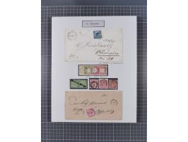 AACH bis ZELL, große Stempelsammlung von Vorphilatelie bis Nachverwendungen in 15 Schubern, mit über 900 Belegen und vielen l