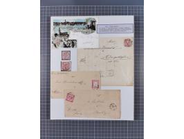 AACH bis ZELL, große Stempelsammlung von Vorphilatelie bis Nachverwendungen in 15 Schubern, mit über 900 Belegen und vielen l