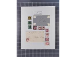 AACH bis ZELL, große Stempelsammlung von Vorphilatelie bis Nachverwendungen in 15 Schubern, mit über 900 Belegen und vielen l