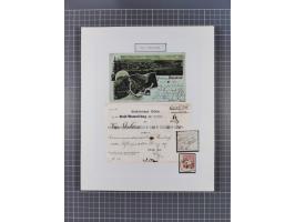 AACH bis ZELL, große Stempelsammlung von Vorphilatelie bis Nachverwendungen in 15 Schubern, mit über 900 Belegen und vielen l