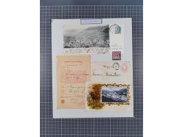 AACH bis ZELL, große Stempelsammlung von Vorphilatelie bis Nachverwendungen in 15 Schubern, mit über 900 Belegen und vielen l