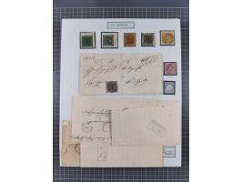 AACH bis ZELL, große Stempelsammlung von Vorphilatelie bis Nachverwendungen in 15 Schubern, mit über 900 Belegen und vielen l