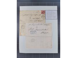 AACH bis ZELL, große Stempelsammlung von Vorphilatelie bis Nachverwendungen in 15 Schubern, mit über 900 Belegen und vielen l