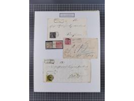 AACH bis ZELL, große Stempelsammlung von Vorphilatelie bis Nachverwendungen in 15 Schubern, mit über 900 Belegen und vielen l