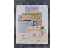 AACH bis ZELL, große Stempelsammlung von Vorphilatelie bis Nachverwendungen in 15 Schubern, mit über 900 Belegen und vielen l