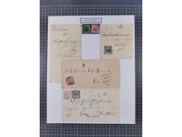 AACH bis ZELL, große Stempelsammlung von Vorphilatelie bis Nachverwendungen in 15 Schubern, mit über 900 Belegen und vielen l