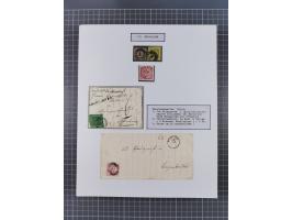 AACH bis ZELL, große Stempelsammlung von Vorphilatelie bis Nachverwendungen in 15 Schubern, mit über 900 Belegen und vielen l