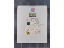 AACH bis ZELL, große Stempelsammlung von Vorphilatelie bis Nachverwendungen in 15 Schubern, mit über 900 Belegen und vielen l