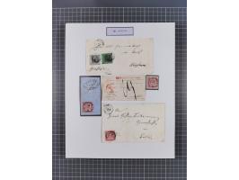 AACH bis ZELL, große Stempelsammlung von Vorphilatelie bis Nachverwendungen in 15 Schubern, mit über 900 Belegen und vielen l