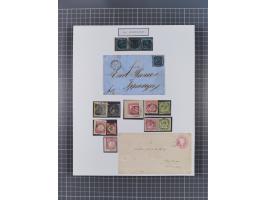 AACH bis ZELL, große Stempelsammlung von Vorphilatelie bis Nachverwendungen in 15 Schubern, mit über 900 Belegen und vielen l