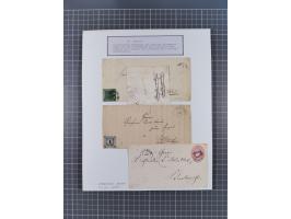 AACH bis ZELL, große Stempelsammlung von Vorphilatelie bis Nachverwendungen in 15 Schubern, mit über 900 Belegen und vielen l