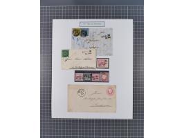 AACH bis ZELL, große Stempelsammlung von Vorphilatelie bis Nachverwendungen in 15 Schubern, mit über 900 Belegen und vielen l