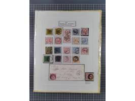 AACH bis ZELL, große Stempelsammlung von Vorphilatelie bis Nachverwendungen in 15 Schubern, mit über 900 Belegen und vielen l