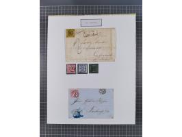 AACH bis ZELL, große Stempelsammlung von Vorphilatelie bis Nachverwendungen in 15 Schubern, mit über 900 Belegen und vielen l