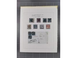 AACH bis ZELL, große Stempelsammlung von Vorphilatelie bis Nachverwendungen in 15 Schubern, mit über 900 Belegen und vielen l