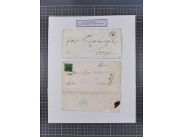 AACH bis ZELL, große Stempelsammlung von Vorphilatelie bis Nachverwendungen in 15 Schubern, mit über 900 Belegen und vielen l