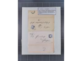 AACH bis ZELL, große Stempelsammlung von Vorphilatelie bis Nachverwendungen in 15 Schubern, mit über 900 Belegen und vielen l