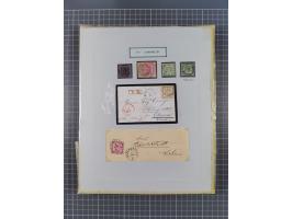 AACH bis ZELL, große Stempelsammlung von Vorphilatelie bis Nachverwendungen in 15 Schubern, mit über 900 Belegen und vielen l