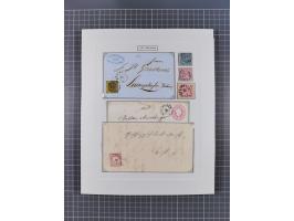 AACH bis ZELL, große Stempelsammlung von Vorphilatelie bis Nachverwendungen in 15 Schubern, mit über 900 Belegen und vielen l